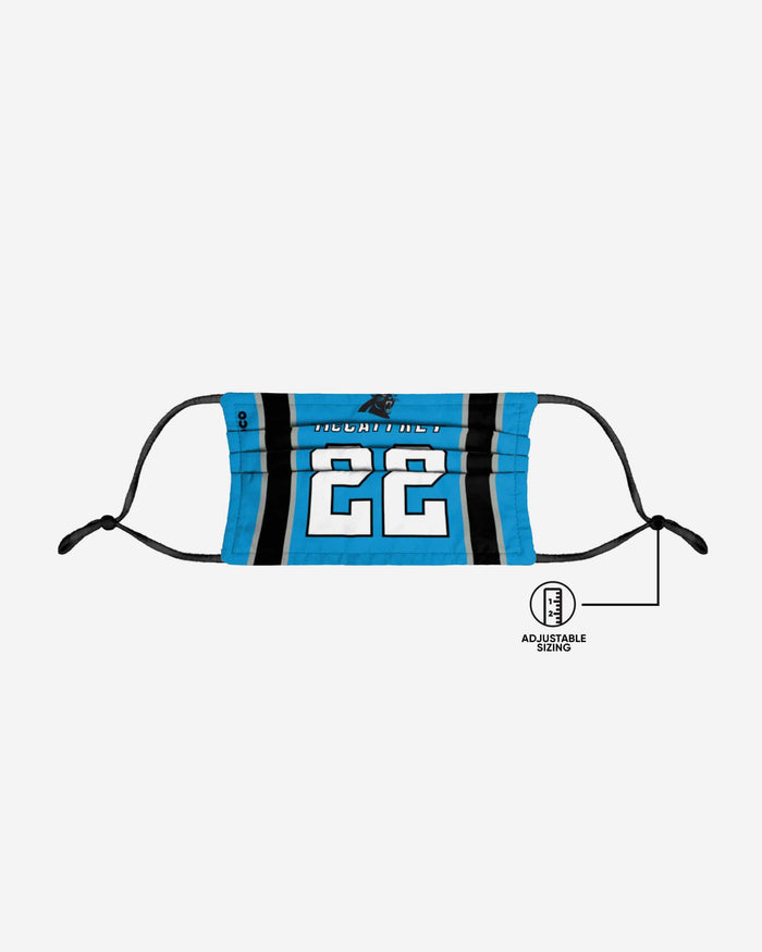 Christian McCaffrey Carolina Panthers Adjustable Face Cover FOCO - FOCO.com