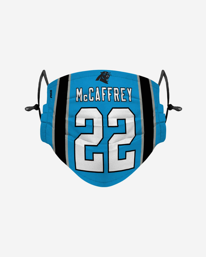 Christian McCaffrey Carolina Panthers Adjustable Face Cover FOCO - FOCO.com