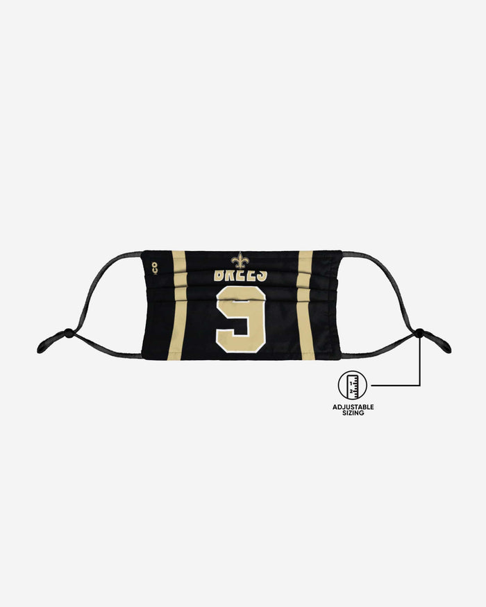 Drew Brees New Orleans Saints Adjustable Face Cover FOCO - FOCO.com