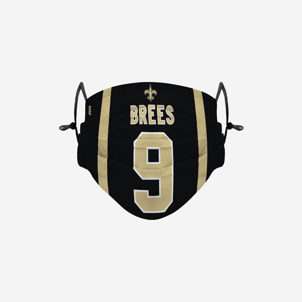 Drew Brees New Orleans Saints Adjustable Face Cover FOCO - FOCO.com