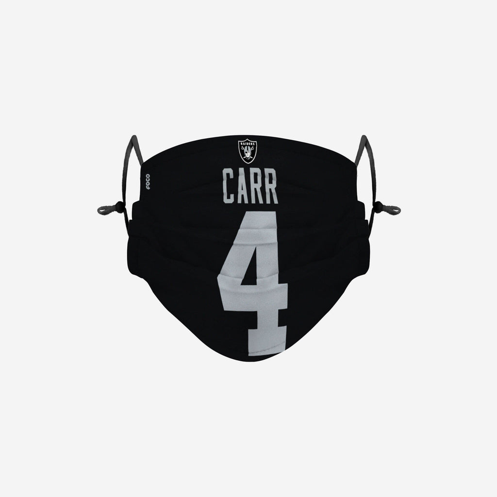 Derek Carr Las Vegas Raiders Adjustable Face Cover FOCO - FOCO.com