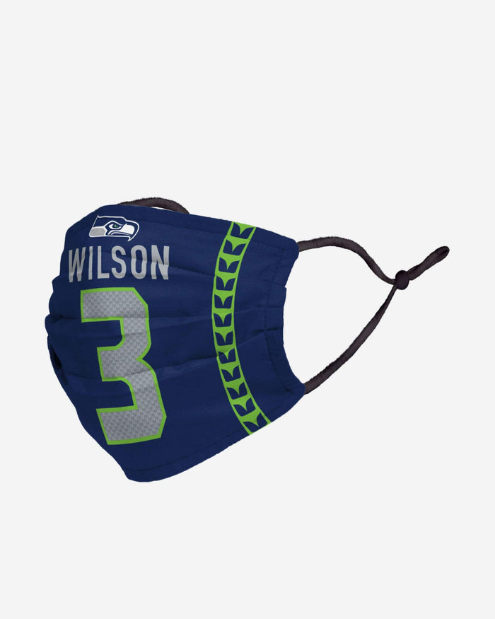 Russell Wilson Seattle Seahawks Adjustable Face Cover FOCO - FOCO.com