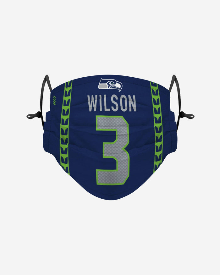 Russell Wilson Seattle Seahawks Adjustable Face Cover FOCO - FOCO.com