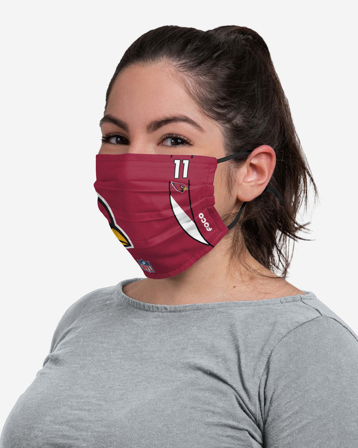 Larry Fitzgerald Arizona Cardinals On-Field Sideline Logo Face Cover FOCO - FOCO.com