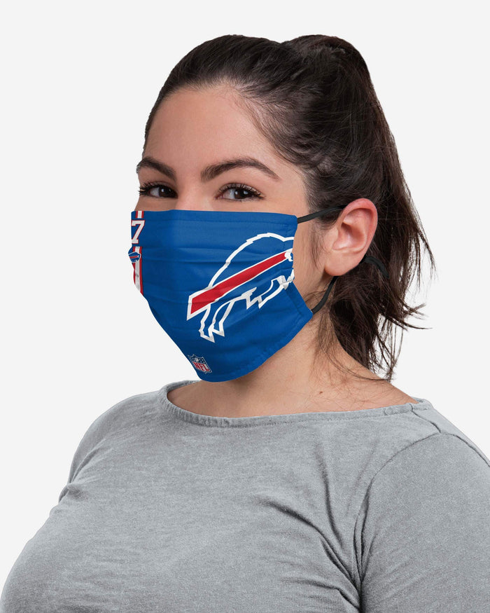 Josh Allen Buffalo Bills On-Field Sideline Logo Face Cover FOCO - FOCO.com