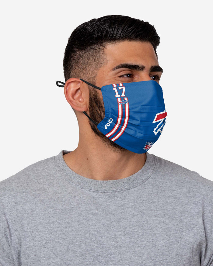 Josh Allen Buffalo Bills On-Field Sideline Logo Face Cover FOCO - FOCO.com