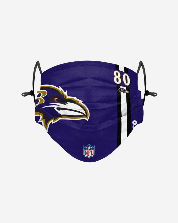 Miles Boykin Baltimore Ravens On-Field Sideline Logo Face Cover FOCO - FOCO.com