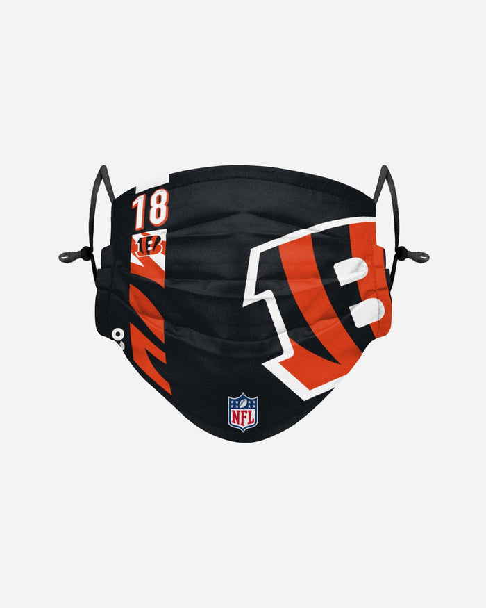 AJ Green Cincinnati Bengals On-Field Sideline Logo Face Cover FOCO - FOCO.com