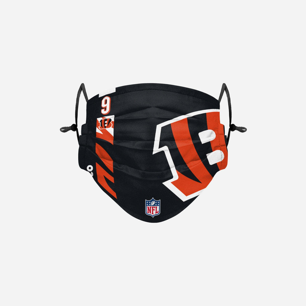 Joe Burrow Cincinnati Bengals On-Field Sideline Logo Face Cover FOCO - FOCO.com