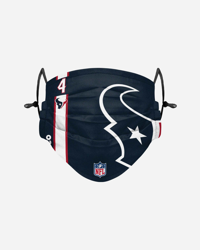 Deshaun Watson Houston Texans On-Field Sideline Logo Face Cover FOCO - FOCO.com