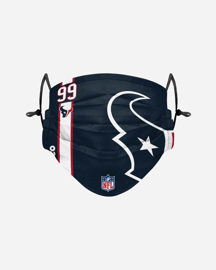 JJ Watt Houston Texans On-Field Sideline Logo Face Cover FOCO - FOCO.com