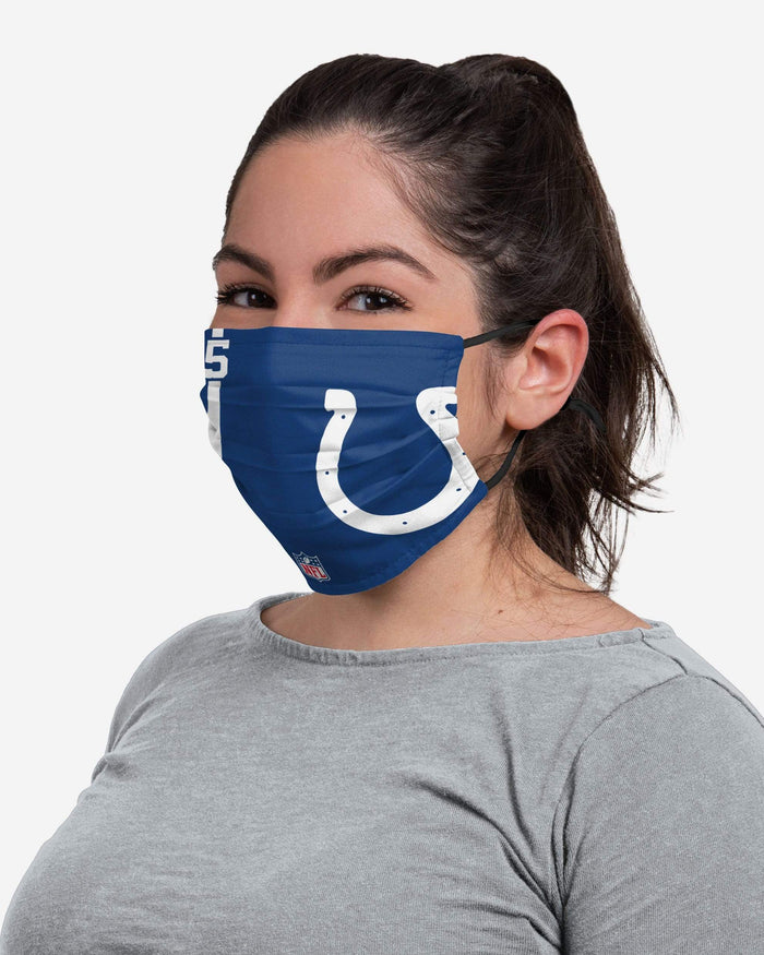 Marlon Mack Indianapolis Colts On-Field Sideline Logo Face Cover FOCO - FOCO.com