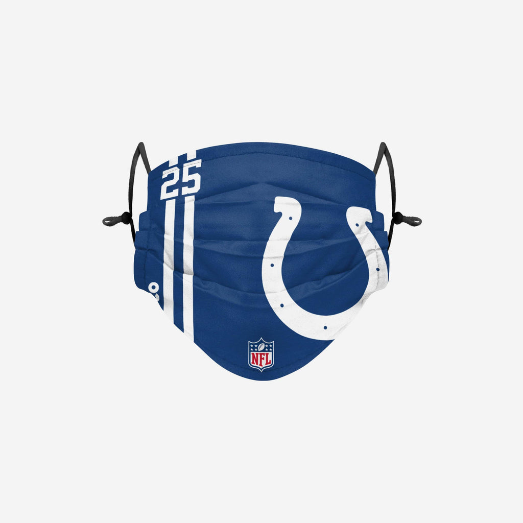 Marlon Mack Indianapolis Colts On-Field Sideline Logo Face Cover FOCO - FOCO.com