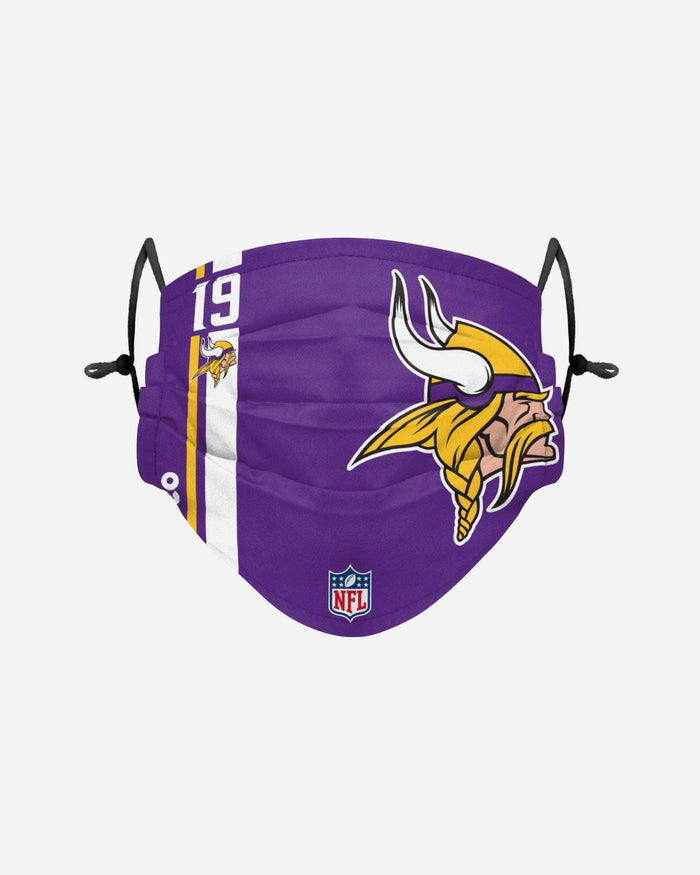 Adam Thielen Minnesota Vikings On-Field Sideline Logo Face Cover FOCO - FOCO.com