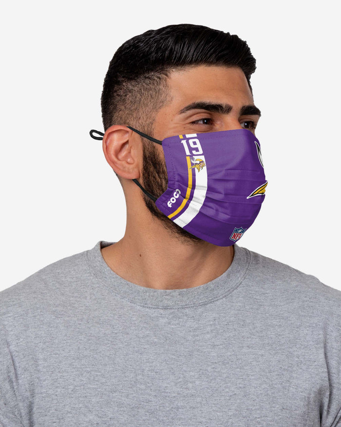 Adam Thielen Minnesota Vikings On-Field Sideline Logo Face Cover FOCO - FOCO.com