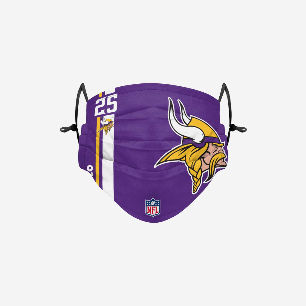 Alexander Mattison Minnesota Vikings On-Field Sideline Logo Face Cover FOCO - FOCO.com