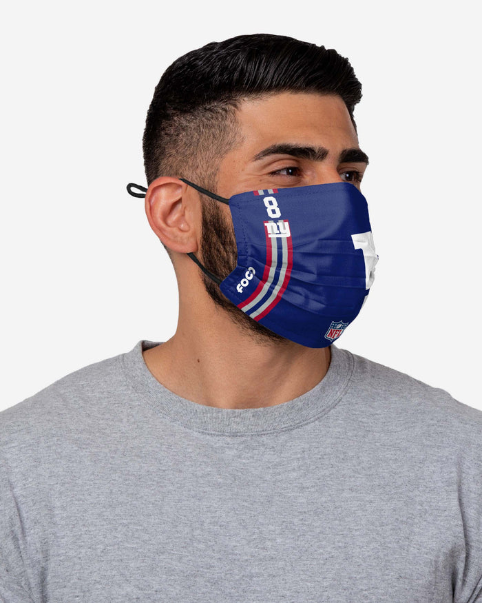 Daniel Jones New York Giants On-Field Sideline Logo Face Cover FOCO - FOCO.com