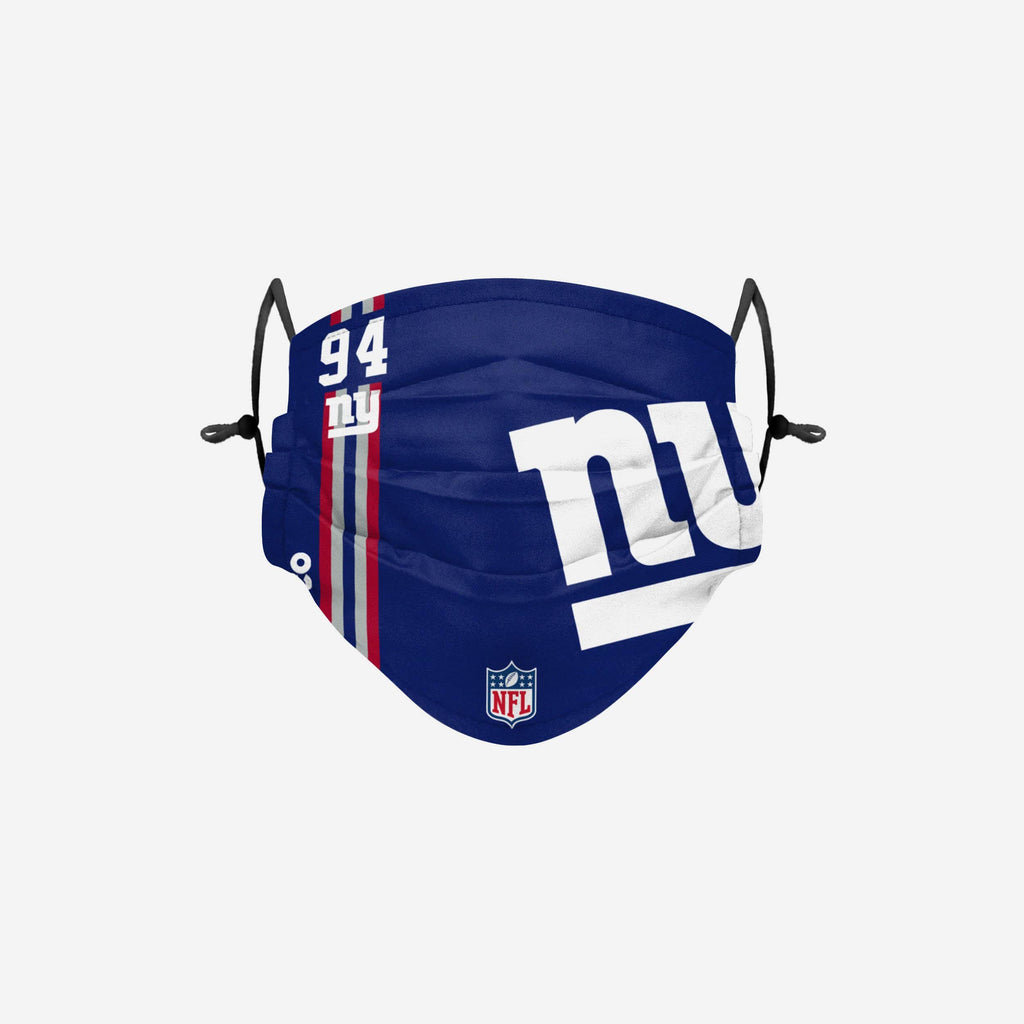 Dalvin Tomlinson New York Giants On-Field Sideline Logo Face Cover FOCO - FOCO.com