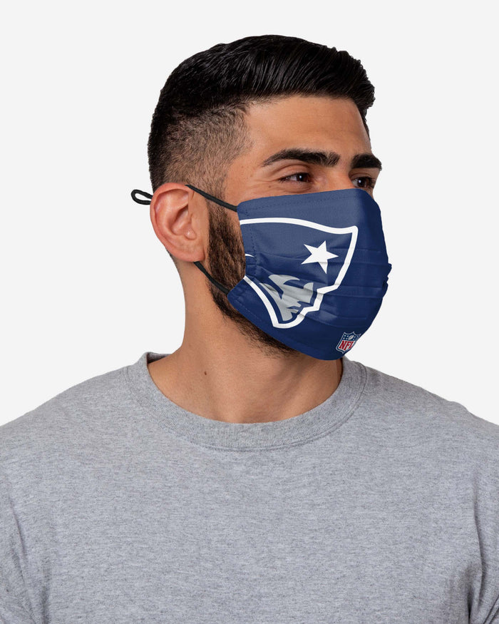 Julian Edelman New England Patriots On-Field Sideline Logo Face Cover FOCO - FOCO.com