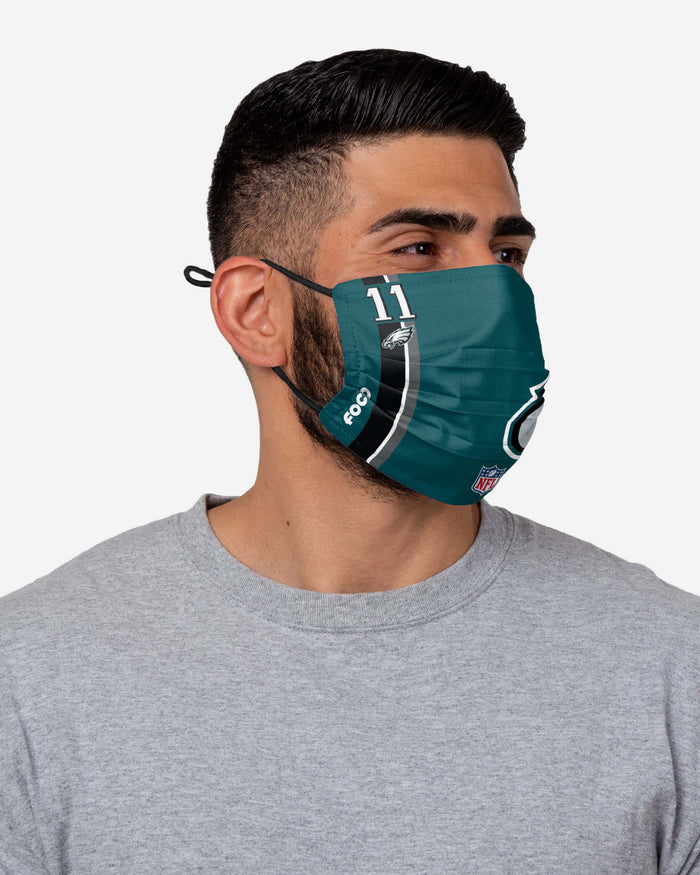 Carson Wentz Philadelphia Eagles On-Field Sideline Logo Face Cover FOCO - FOCO.com