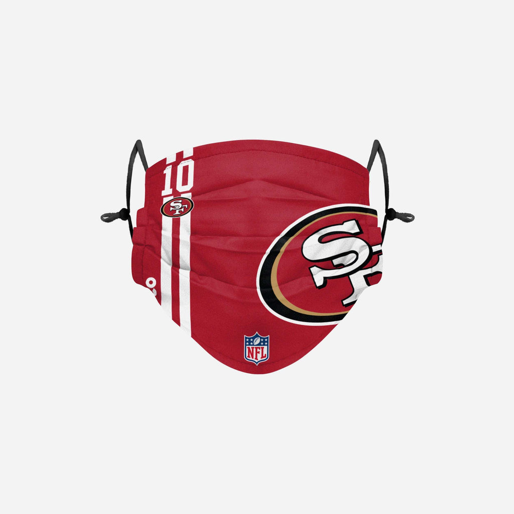 Jimmy Garoppolo San Francisco 49ers On-Field Sideline Logo Face Cover FOCO - FOCO.com