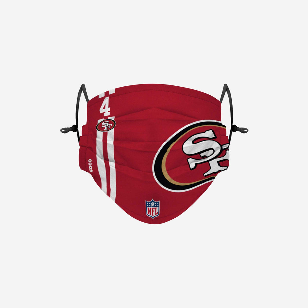 Nick Mullens San Francisco 49ers On-Field Sideline Logo Face Cover FOCO - FOCO.com