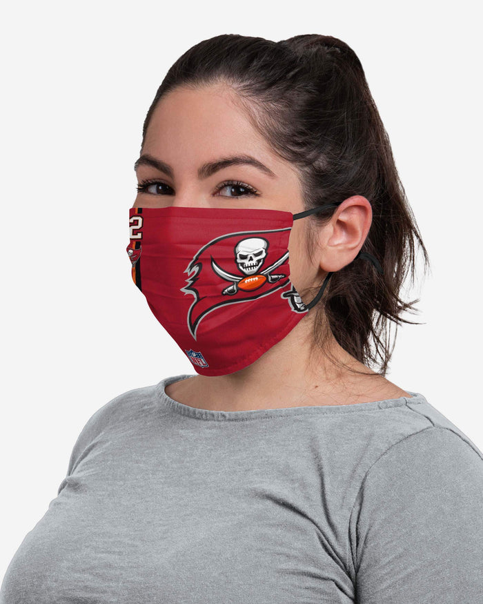 Tom Brady Tampa Bay Buccaneers On-Field Sideline Logo Face Cover FOCO - FOCO.com