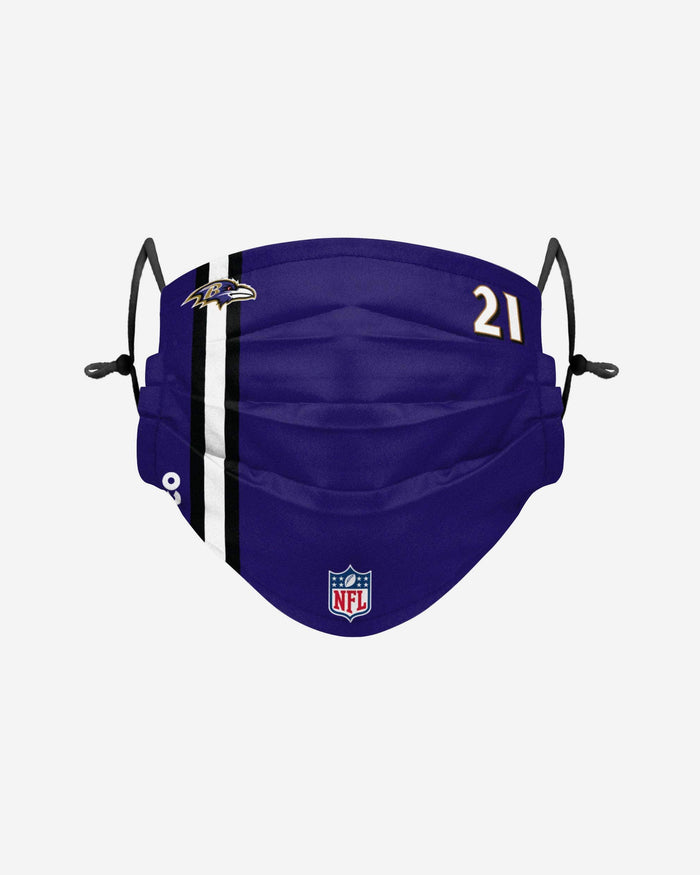 Mark Ingram Jr Baltimore Ravens On-Field Sideline Face Cover FOCO - FOCO.com