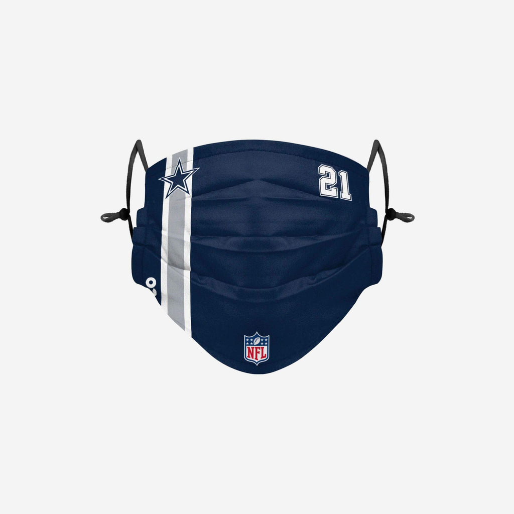 Ezekiel Elliott Dallas Cowboys On-Field Sideline Face Cover FOCO - FOCO.com