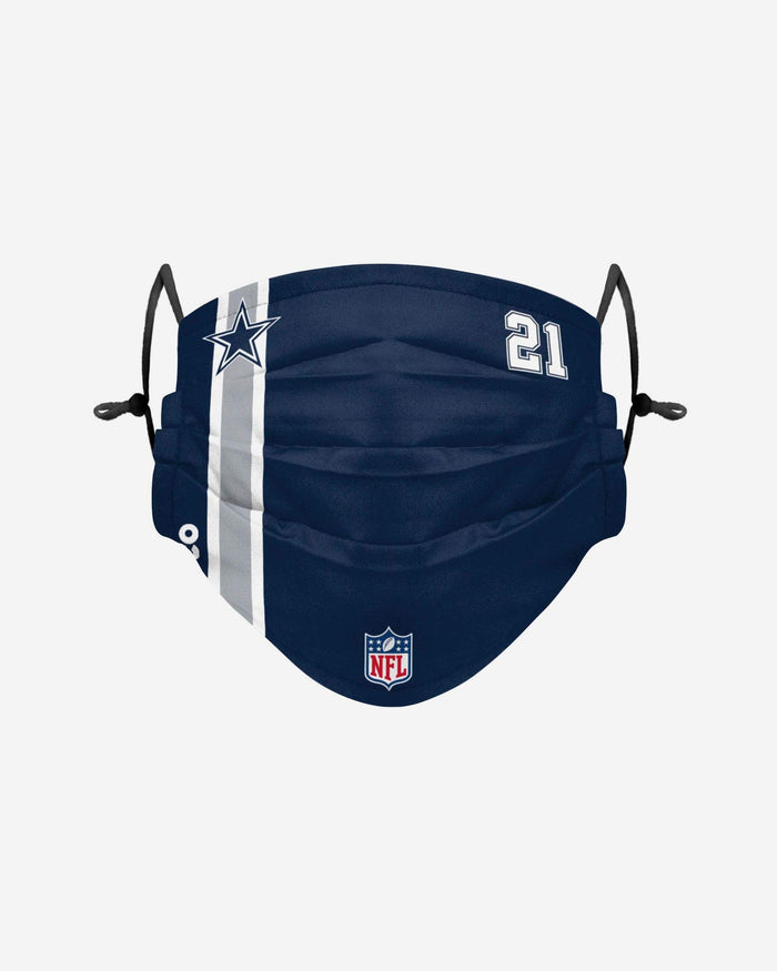 Ezekiel Elliott Dallas Cowboys On-Field Sideline Face Cover FOCO - FOCO.com