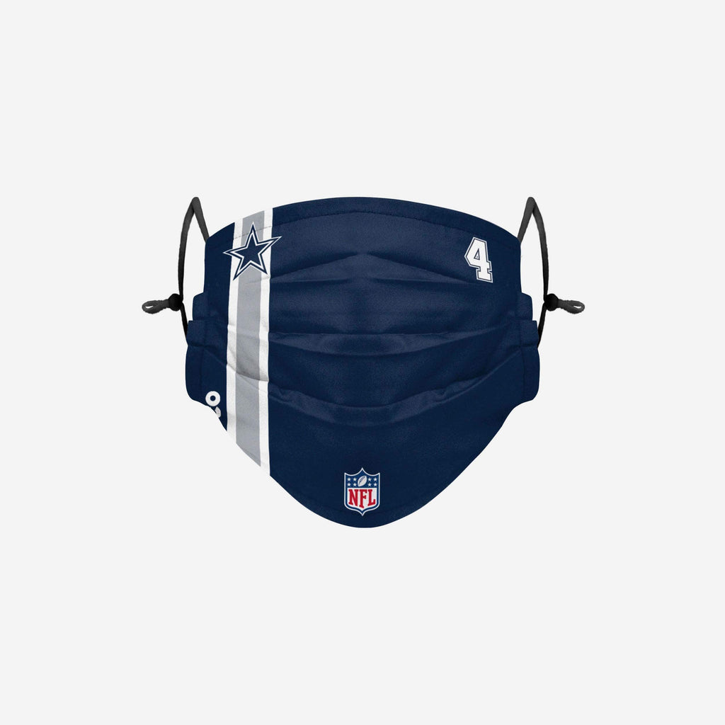 Dak Prescott Dallas Cowboys On-Field Sideline Face Cover FOCO - FOCO.com