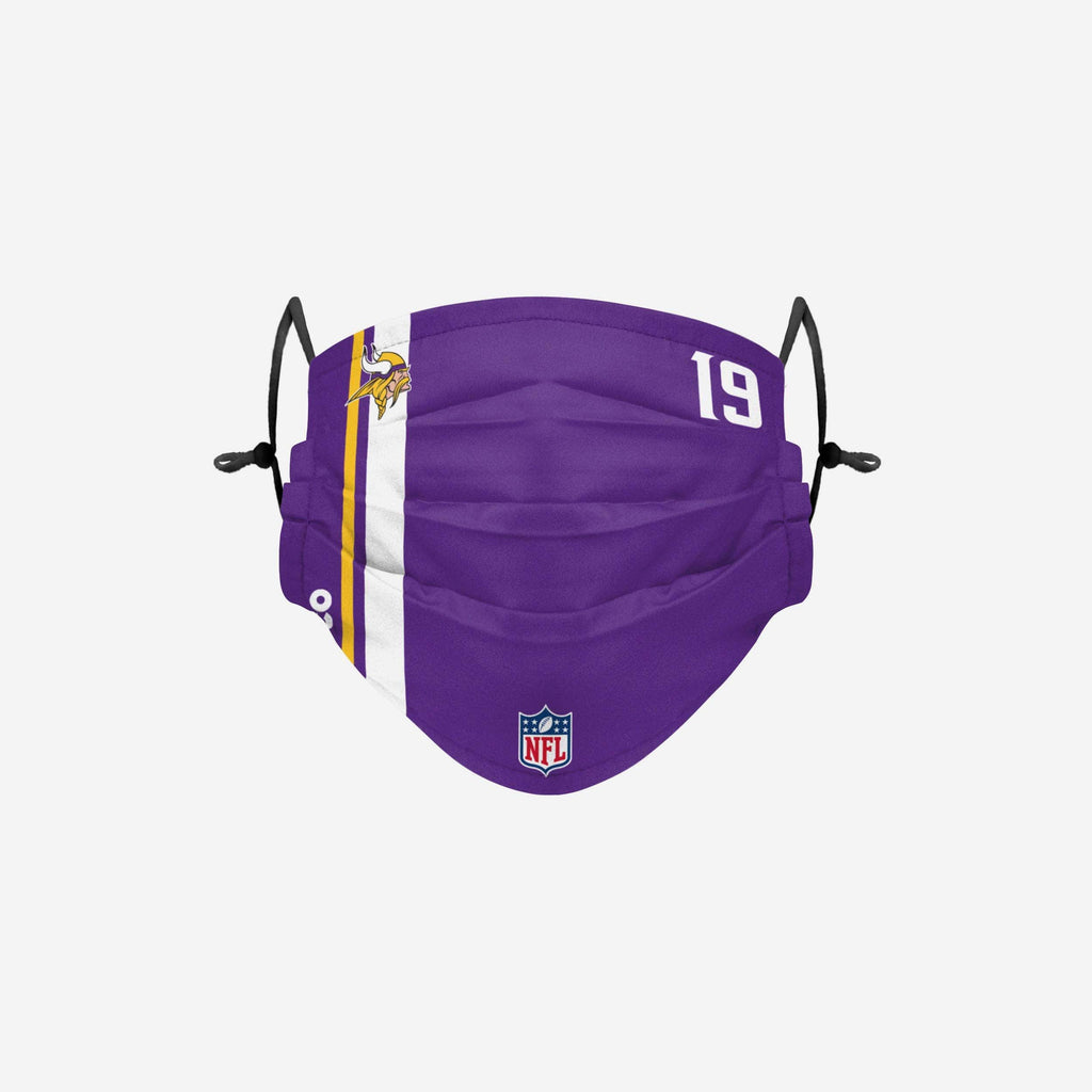 Adam Thielen Minnesota Vikings On-Field Sideline Face Cover FOCO - FOCO.com