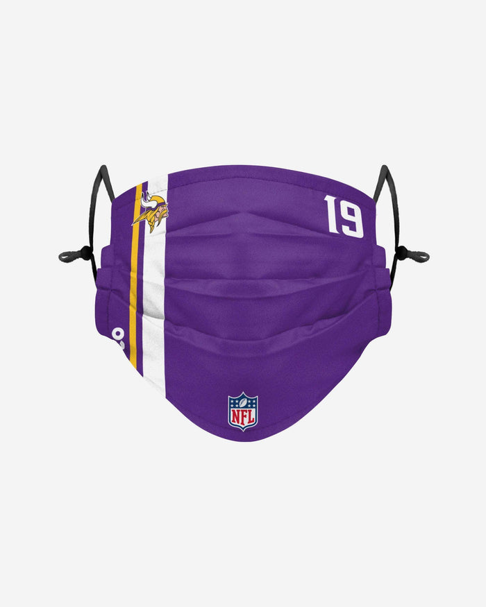 Adam Thielen Minnesota Vikings On-Field Sideline Face Cover FOCO - FOCO.com