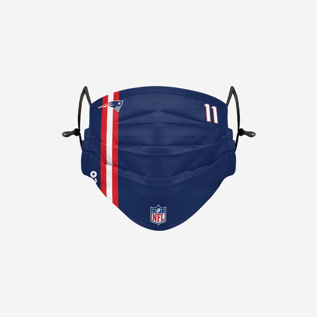 Julian Edelman New England Patriots On-Field Sideline Face Cover FOCO - FOCO.com