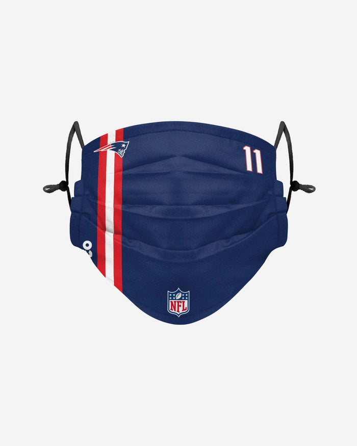 Julian Edelman New England Patriots On-Field Sideline Face Cover FOCO - FOCO.com