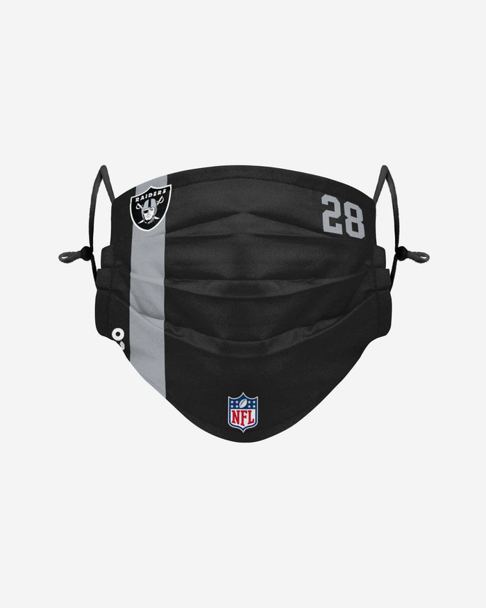Josh Jacobs Las Vegas Raiders On-Field Sideline Face Cover FOCO - FOCO.com