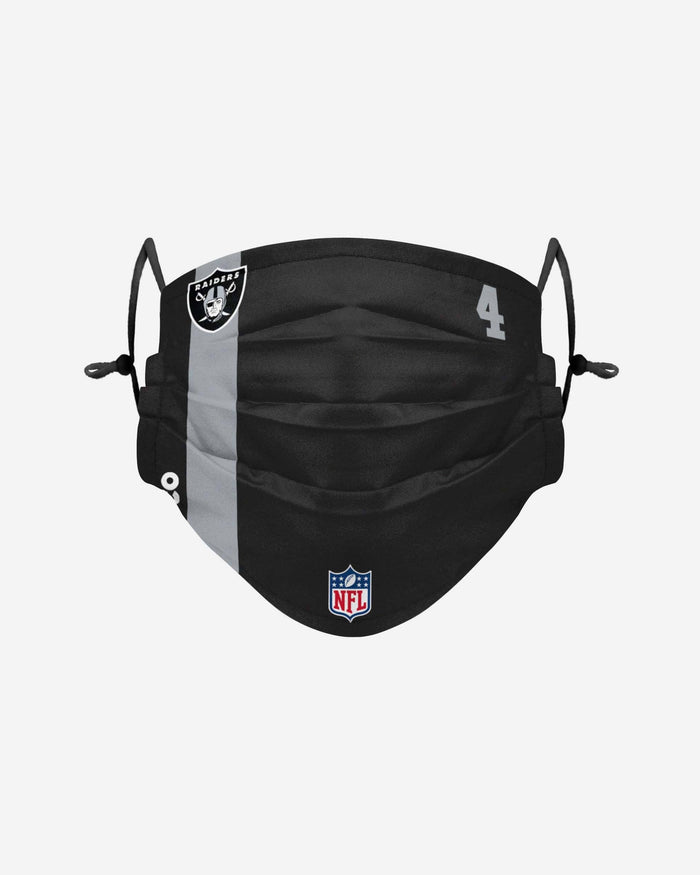 Derek Carr Las Vegas Raiders On-Field Sideline Face Cover FOCO - FOCO.com