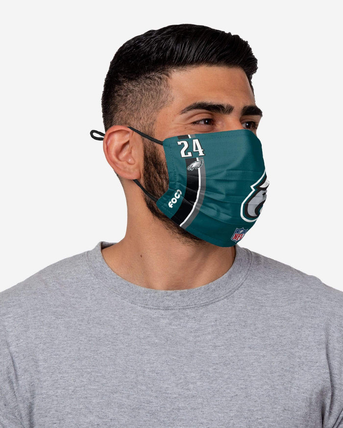 Darius Slay Philadelphia Eagles On-Field Sideline Logo Face Cover FOCO - FOCO.com