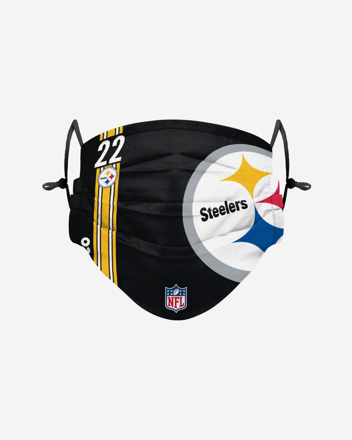 Steven Nelson Pittsburgh Steelers On-Field Sideline Logo Face Cover FOCO - FOCO.com