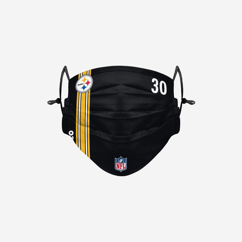 James Conner Pittsburgh Steelers On-Field Sideline Face Cover FOCO - FOCO.com