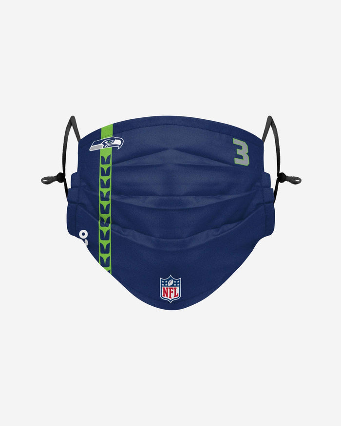 Russell Wilson Seattle Seahawks On-Field Sideline Face Cover FOCO - FOCO.com