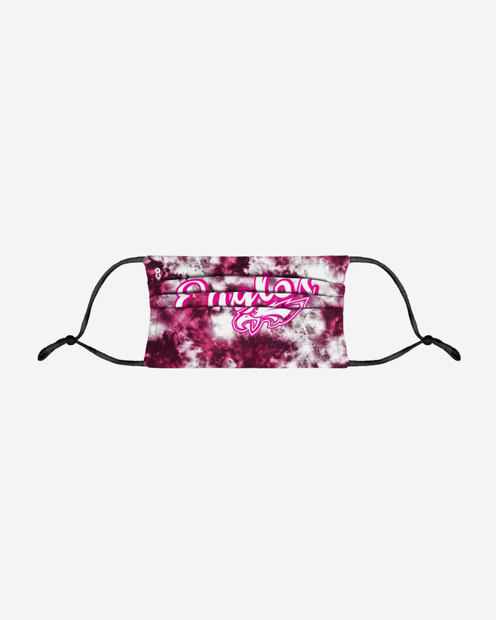 Philadelphia Eagles Pink Tie-Dye Adjustable Face Cover FOCO - FOCO.com