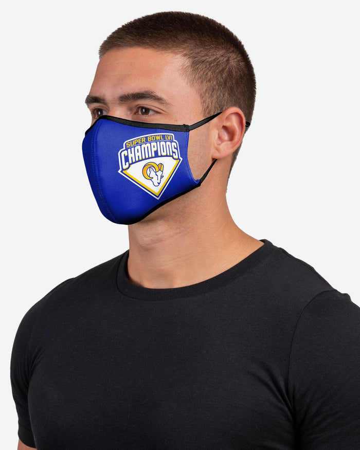 Los Angeles Rams Super Bowl LVI Champions Sport 3 Pack Face Cover FOCO - FOCO.com