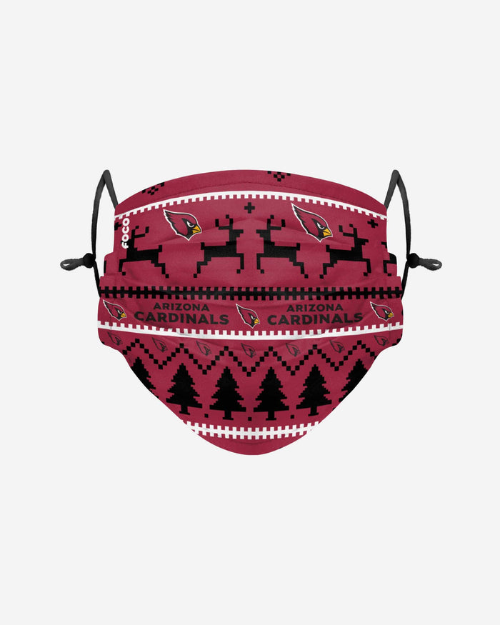 Arizona Cardinals Wordmark Holiday Adjustable Face Cover FOCO - FOCO.com