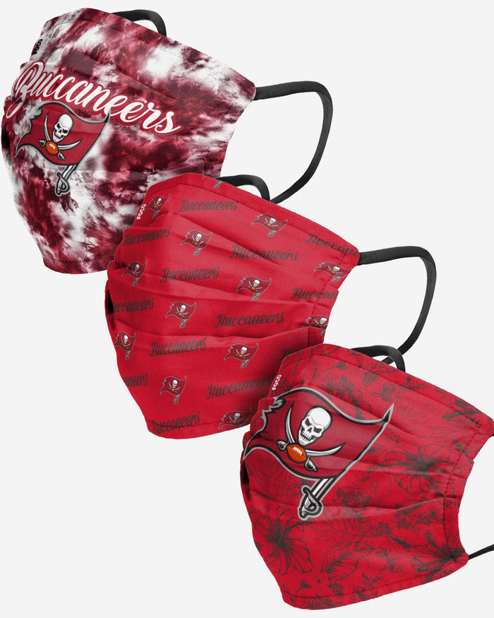 Tampa Bay Buccaneers Womens Matchday 3 Pack Face Cover FOCO - FOCO.com