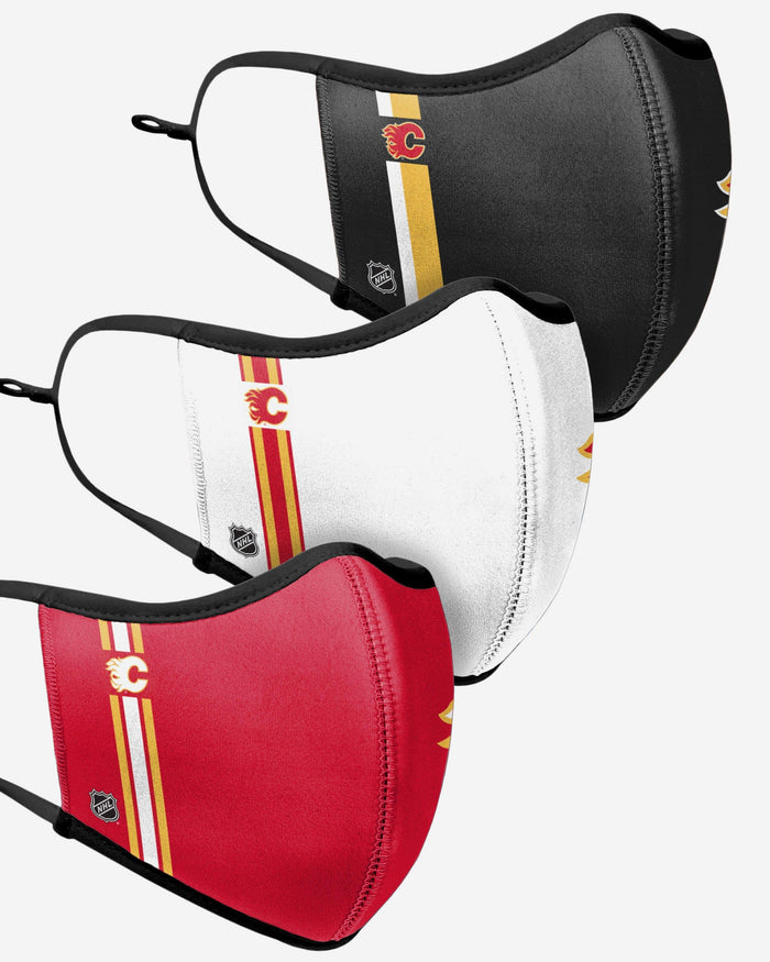 Calgary Flames Sport 3 Pack Face Cover FOCO - FOCO.com