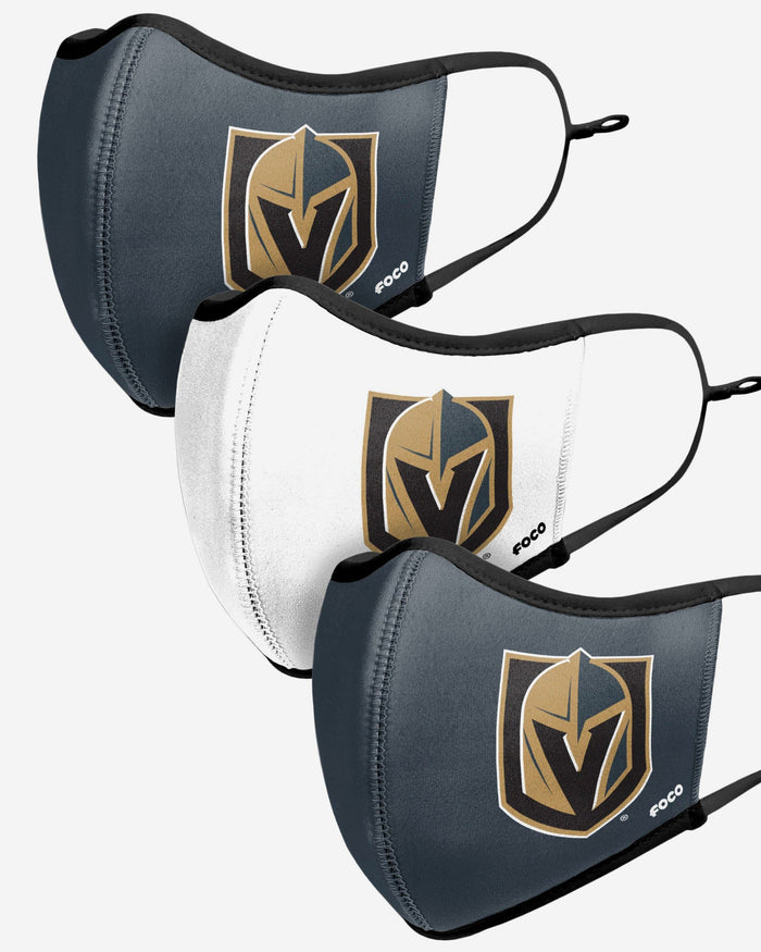 Vegas Golden Knights Sport 3 Pack Face Cover FOCO - FOCO.com