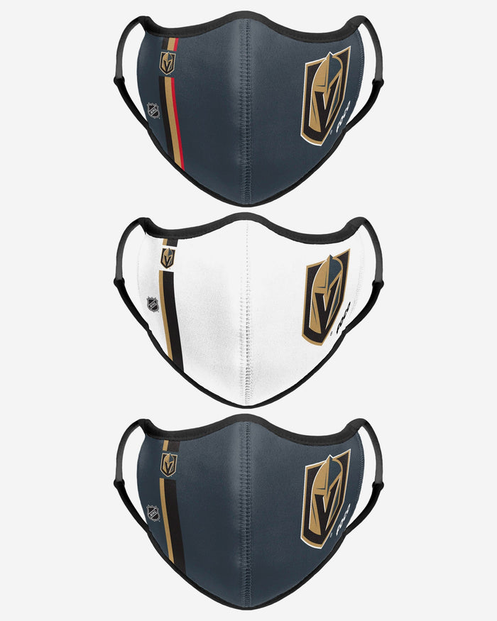 Vegas Golden Knights Sport 3 Pack Face Cover FOCO - FOCO.com