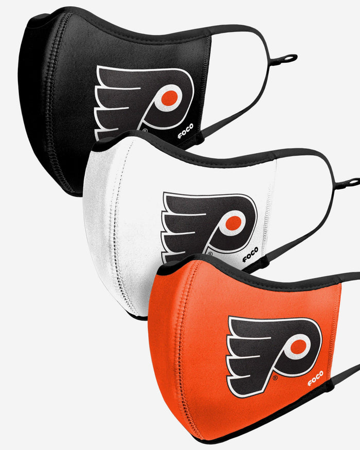 Philadelphia Flyers Sport 3 Pack Face Cover FOCO - FOCO.com