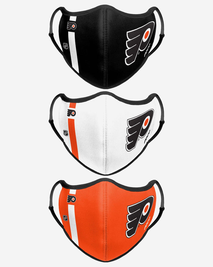 Philadelphia Flyers Sport 3 Pack Face Cover FOCO - FOCO.com